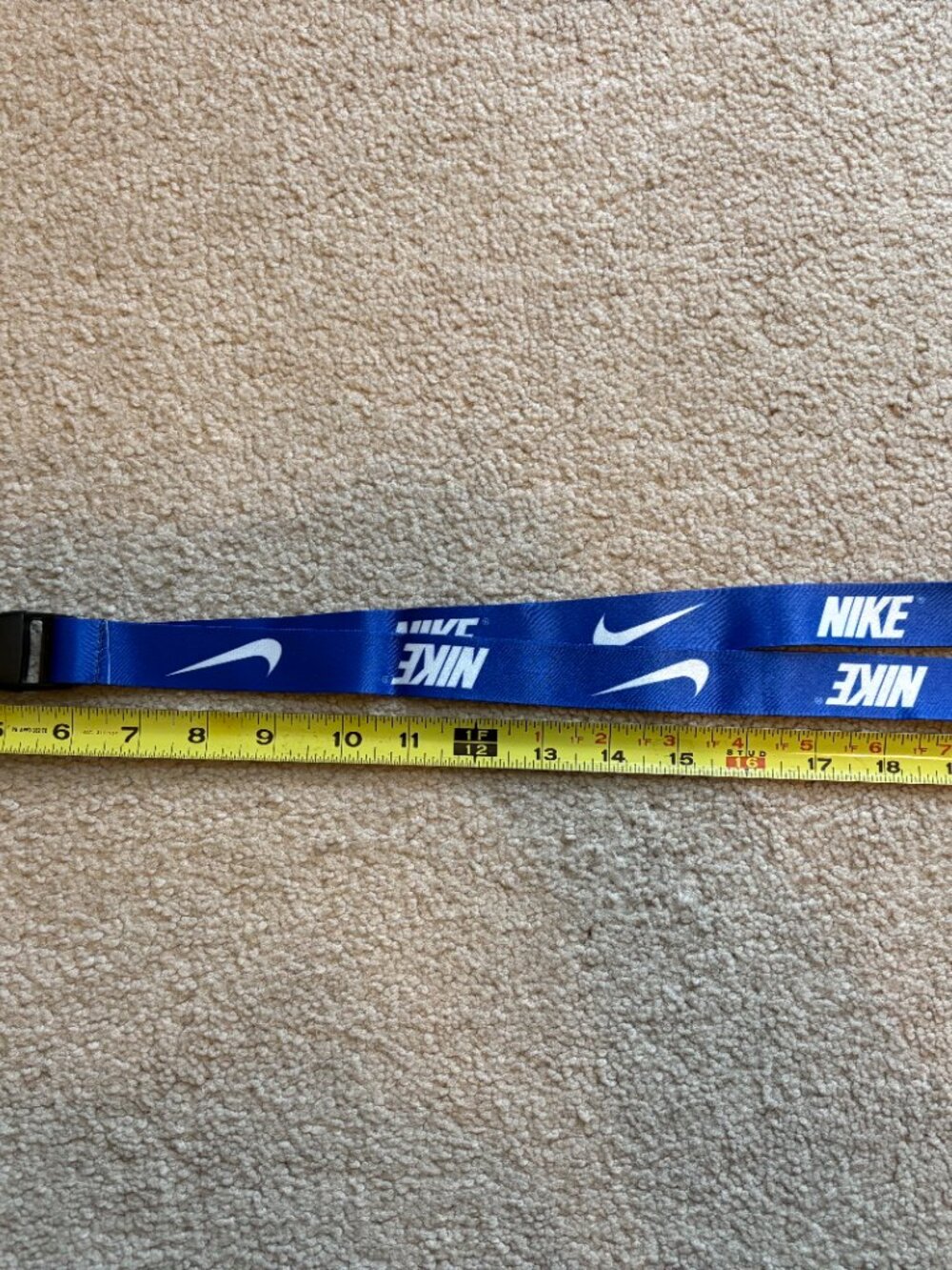 Nike Lanyards Detachable Keychain Badge ID Holders Blue White Lot of 25 NWT - Picture 3 of 3